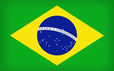 G&#252;ney Amerika, Brezilya bayrağı, Brezilya, G&#252;ney Amerika bayrağı, 2d, bayraklar