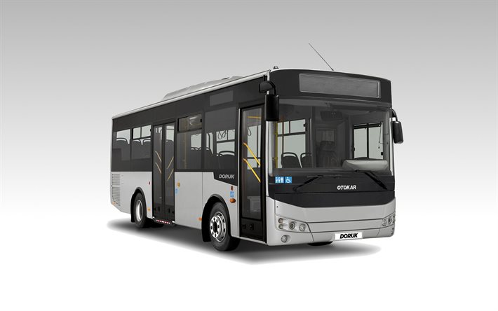 Otokar Doruk, passagerare buss, exteri&#246;r, framifr&#229;n, nya Doruk, stadsbuss, turkiska bussar, Otokar
