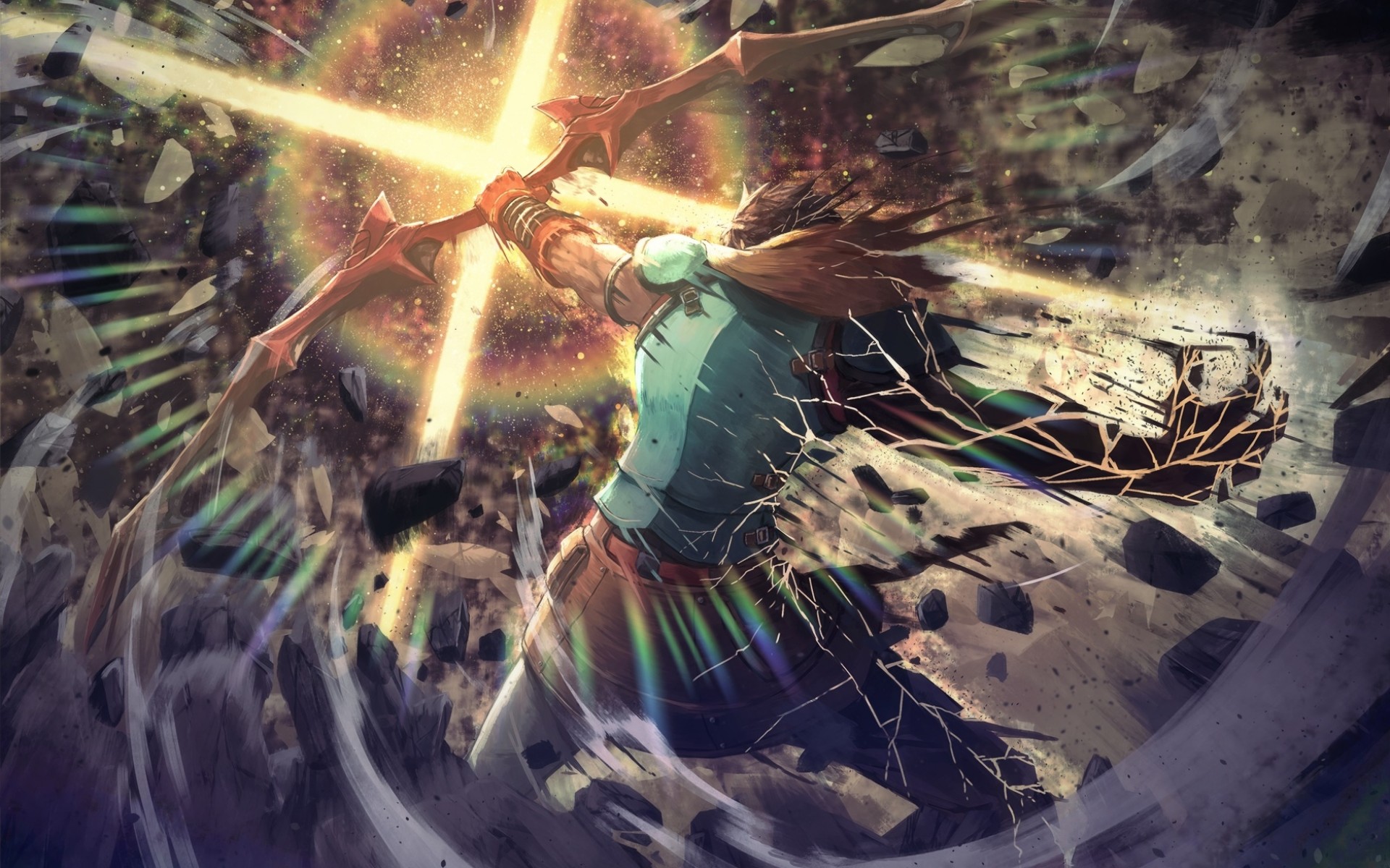 ダウンロード画像 アラッシュ Fateシリーズ Fateグランド順 アーチャー マンガ Type Moon 画面の解像度 19x10 壁紙デスクトップ上