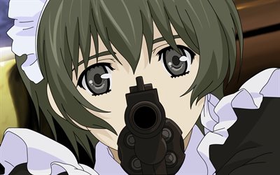 Requiem for Phantom, Ein, art, Japanese manga, anime characters