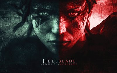 4k, Hellblade Senuas Sacrificio, cartel, 2018, juegos de Acci&#243;n-aventura