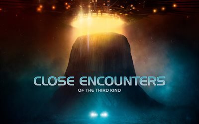 4k, Close Encounters Of The Third Kind, 2017 movies, drama, poster