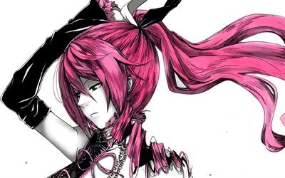Megurine Luka, Vocaloid, Pink hair, anime girl