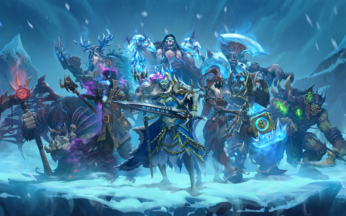 Download wallpapers WoW, Knights of the Frozen Throne, 4k ...