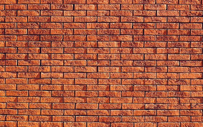 marrone mattoni sfondo, 4k, close-up, marrone mattoni, marrone, brickwall, mattoni texture, muro di mattoni, mattone, muro di mattoni sfondo, sfondo di pietra, mattoni identici