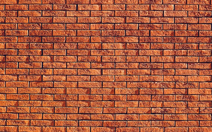 braune ziegel, hintergrund, 4k, close-up, braun brickwall -, ziegel-texturen, ziegel, wand, braun-stone-hintergrund, identische ziegel