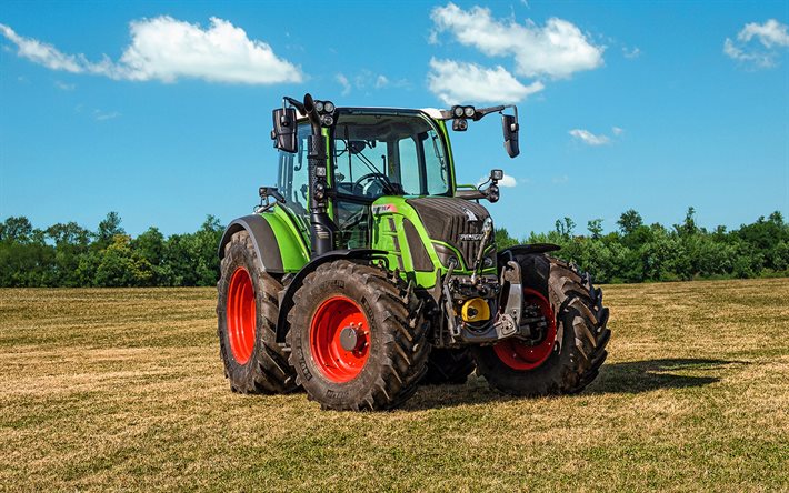 Fendt 516 Vario PowerPlus, HDR, 2020 tracteurs, labourer le champ, mat&#233;riel agricole, tracteur dans le champ, de l&#39;agriculture, Fendt