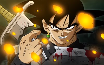 Goku Svart, broken sword, fighter, -DBS, manga, Son-Goku Svart, Dragon Ball Super, Goku, DBS