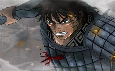Shin, protagonist, manga, artwork, Kingdom