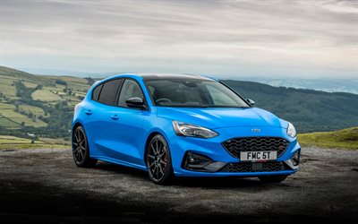 4k, Ford Focus ST, offroad, 2021 cars, UK-spec, 2021 Ford Focus ST, Ford