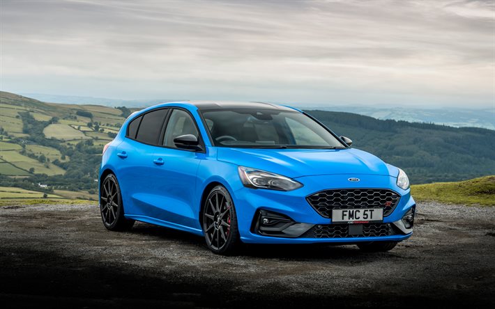 4k, Ford Focus ST, offroad, 2021 autoa, UK-spec, 2021 Ford Focus ST, Ford