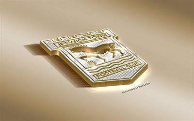 O Ipswich Town FC, Clube de futebol ingl&#234;s, ouro prata logotipo, Ipswich, Inglaterra, EFL Campeonato, 3d emblema de ouro, criativo, arte 3d, futebol