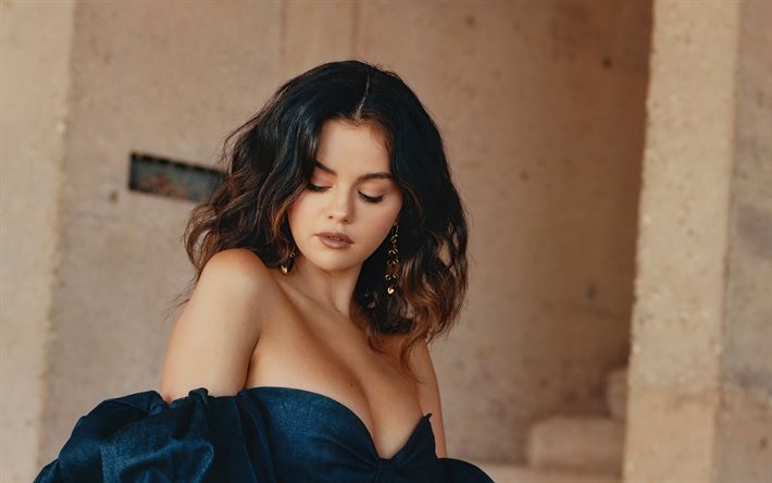 Selena Gomez, s&#233;ance photo, robe verte, chanteuse am&#233;ricaine, belle femme, portrait, stars du monde, chanteurs populaires
