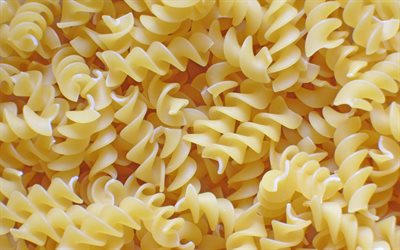 macaroni, 4k, macro, textures alimentaires, p&#226;tes, textures de macaroni, fond avec macaroni