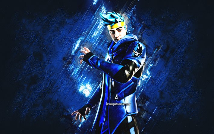 Ninja with Blue Hair in Fortnite - wide 6