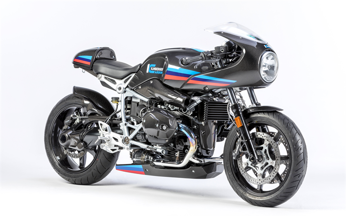 4k, BMW R9T Racer, sportbikes, 2017 cyklar, nya R9T Racer, tyska motorcyklar, inst&#228;llda t&#229;g, BMW