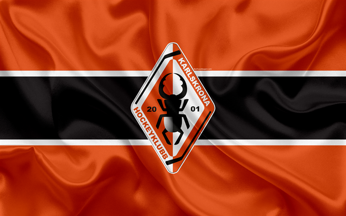 Karlskrona HK, Svensk hockey club, emblem, logotyp, Svenska Ishockeyf&#246;rbundet, SHL, hockey, Karlskrona, Sverige