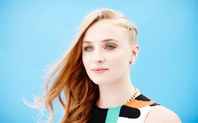 Sophie Turner, 2017, Hollywood, portrait, english actress, beauty, blonde