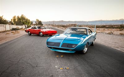 Plymouth Superbird, 1970, 426 Hemi V8, NASCAR, retr&#242; macchina da corsa, la Dodge Charger Daytona