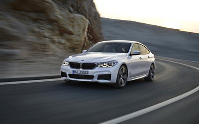 BMW Serie 6 Gran Turismo, 4k, 2018 auto, strada, BMW Serie 6 GT, auto tedesche, BMW
