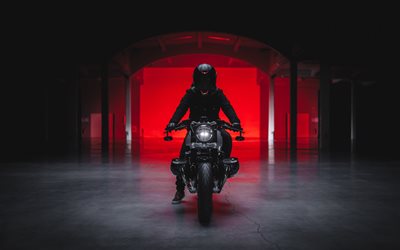 BMW R nineT Falcon, rider, 2018 bikes, superbikes, custom bike, german motorcycles, BMW