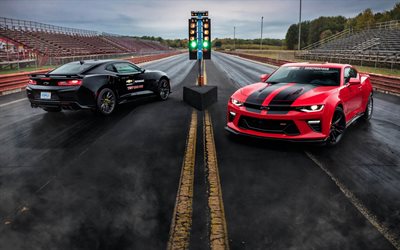 Chevrolet Camaro ZL1, Drag Race Concept, 2018, American sports cars, tuning Camaro ZL1, USA, Chevrolet