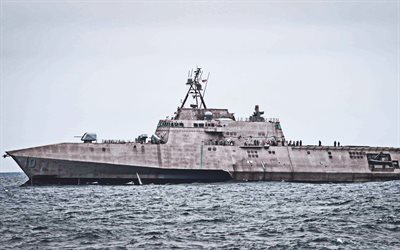 USS Gabrielle Giffords, 4k, LCS-10, littoral combat ships, Usa: S Flotta, AMERIKANSKA arm&#233;n, battleship, LCS, US Navy, Sj&#228;lvst&#228;ndighet-klass