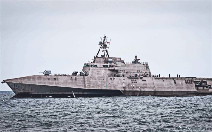 L&#39;USS Gabrielle Giffords, 4k, LCS-10, le littoral des navires de combat, &#201;tats-unis, de la Marine, de l&#39;arm&#233;e am&#233;ricaine, cuirass&#233;, LCS, l&#39;US Navy, l&#39;Ind&#233;pendance de classe