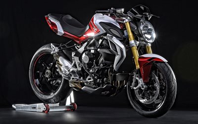 MV Agusta Brutale 800 RR, 2019, vista de frente, moto deportiva, rojo nueva Brutale 800 RR, italiano motos deportivas, MV Agusta