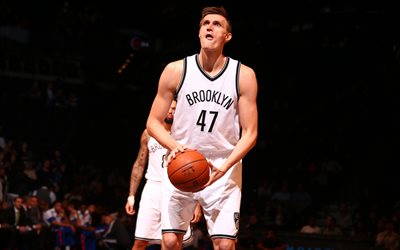 Andrei Kirilenko, 4k, basketball players, Brooklyn Nets, NBA, basketball, basketball stars, USA