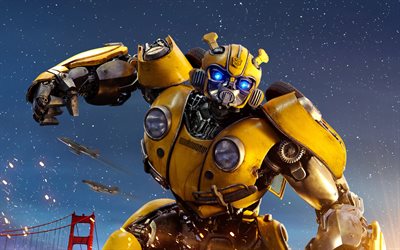 Bumblebee, 2018, Transformer, poster, promo, new movies, characters, Transformers