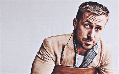 Ryan Gosling, 2018, fotoğraf &#231;ekimi, Kanadalı akt&#246;r, superstars, &#231;ocuklar, Hollywood, film yıldızları