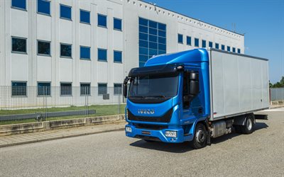 Iveco EuroCargo, 2020, vista frontal, transporte, entrega de carga, camiones de carga, Iveco