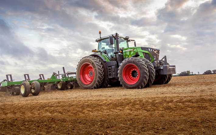 Fendt 900 Vario, harvest, tractor on the field, new 900 Vario, harvesting concepts, tractors, Fendt