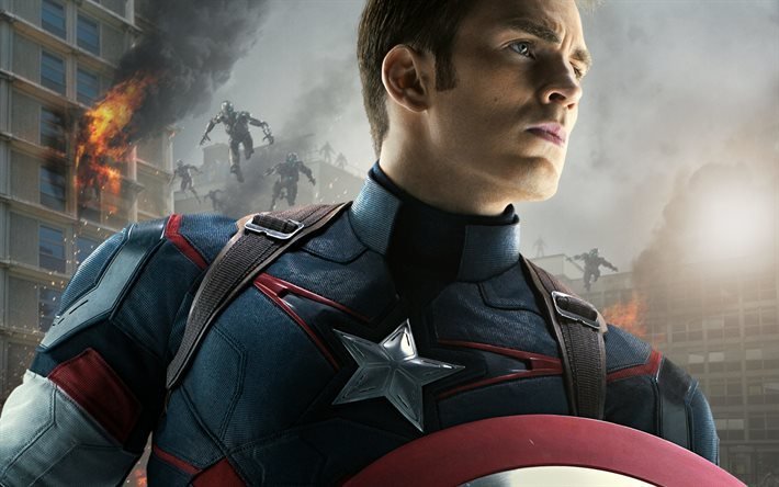 Captain America, en 2016, de cin&#233;ma, de super h&#233;ros, Chris Evans