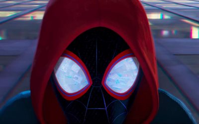 Spiderman, 2018 de cin&#233;ma, de super h&#233;ros, Spider-Man Dans le Spider-Verse
