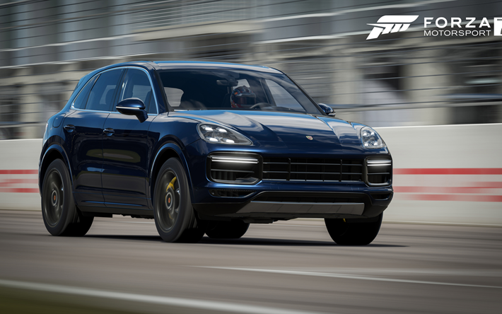 Forza Motorsport 7, Porsche Cayenne Turbo, urheilullinen suv, kilpa-simulaattori, uusi pelej&#228;