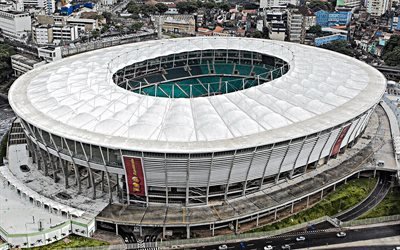 itaipava arena fonte nova, fu&#223;ball-stadion, salvador, bahia, brasilien, ec bahia stadion, modernen sport-arena, brasilianischen stadien, itaipava arena