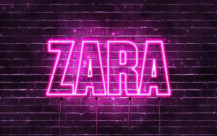 Zara Name Wallpaper