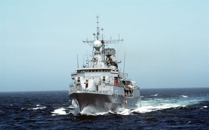 ARA Sarandi, D-13, destruidor, Marinha Argentina, navio de guerra argentino, navios de guerra, Argentina, seascape