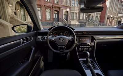 Volkswagen Passat, 2020, front view, exterior, front panel, new Passat, german cars, US Version, Volkswagen