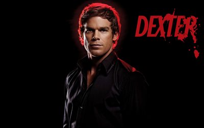 Dexter, 4k, affiches, 2018 film, s&#233;rie TV, Michael Carlyle Hall