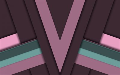 material design, geometric background, line abstraction, violet pink abstraction