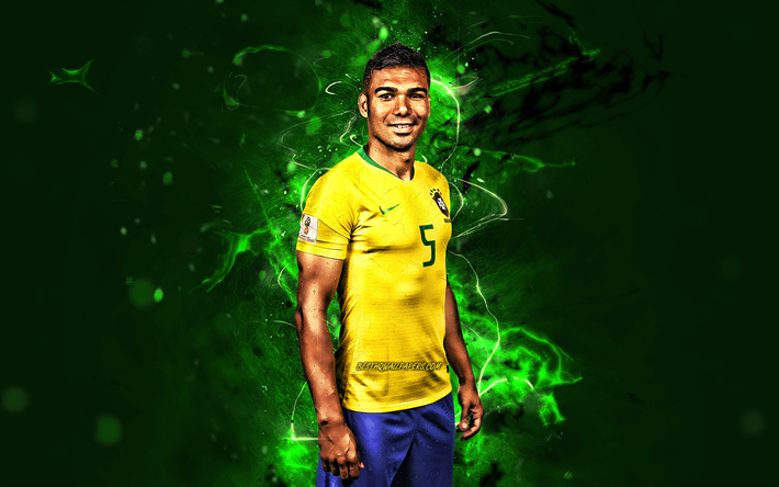 Download wallpapers Casemiro, midfielder, Brazil National Team