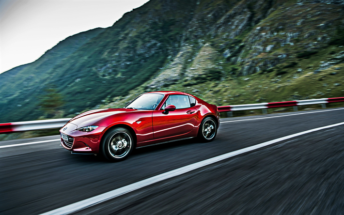 ダウンロード画像 4k マツダmx 5 道路 19両 Mazda Miata Motion Blur 日本車 マツダロードスター マツダ フリー のピクチャを無料デスクトップの壁紙