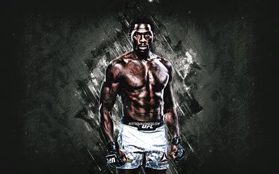 Jared Cannonier, UFC combattant am&#233;ricain, portrait, Ultimate Fighting Championship, le gris de la pierre de fond, &#233;tats-unis
