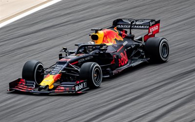 Red Bull Racing RB16, Formula 1, racing car, F1, Formula 1 2020, Red Bull Racing, 2020 Formula One World Championship, Max Verstappen