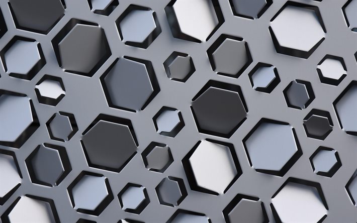 honeycomb metal texture, metal texture with holes, hexagons metal texture, metal background, metal texture