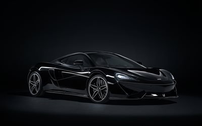4k, McLaren 570GT MSO, bilar, Bilar 2018, Black Collection, tuning, supercars, McLaren