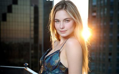 4k, Bridget Malcolm, beauty, 2018, australian model, portrait, blonde